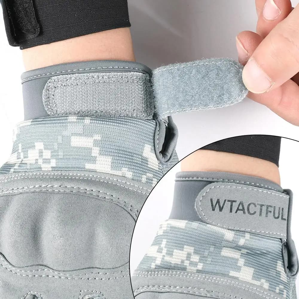 Gants tactiques camouflage anti-dérapage résistants équitation écran tactile pêche outdoor