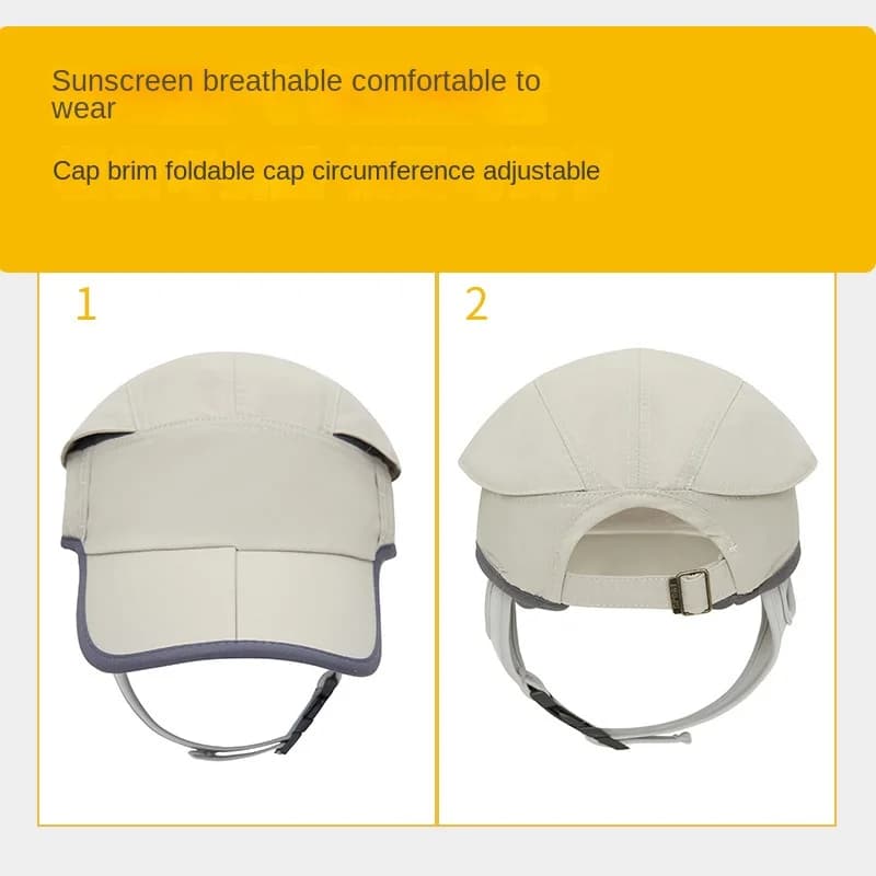 Casquette baseball été waterproof UPF 50+ pliable protection UV pêche randonnée plage