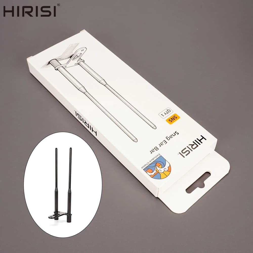 Barres anti-vent Hirisi SN5 pour détecteurs de touche - Accessoire pêche carpe anti-chute aluminium