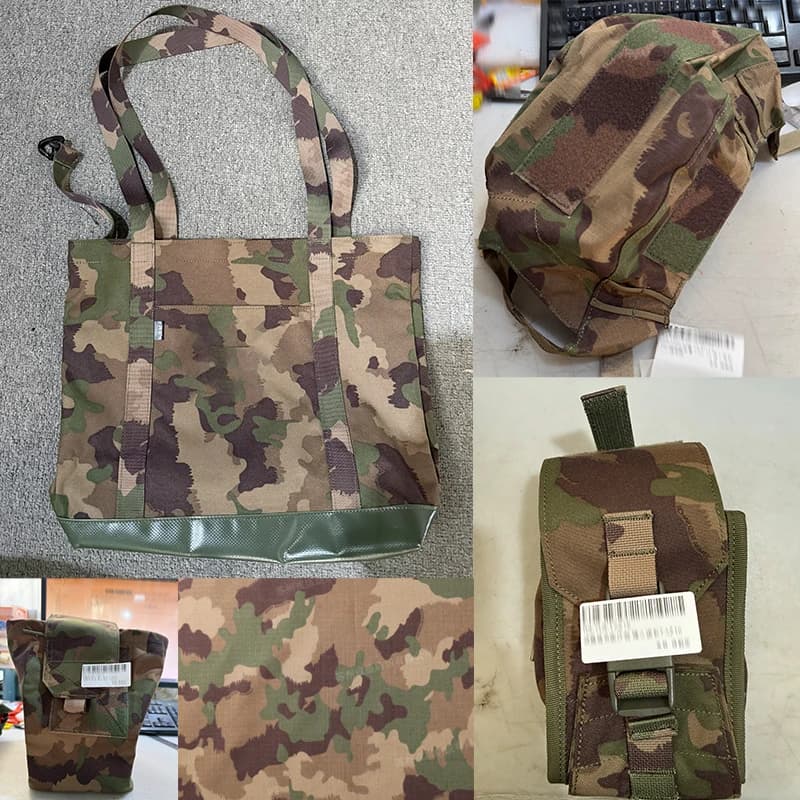 Sac shopping camouflage TAZ16 pêche polyvalent - Grande capacité rangement vêtements et équipement