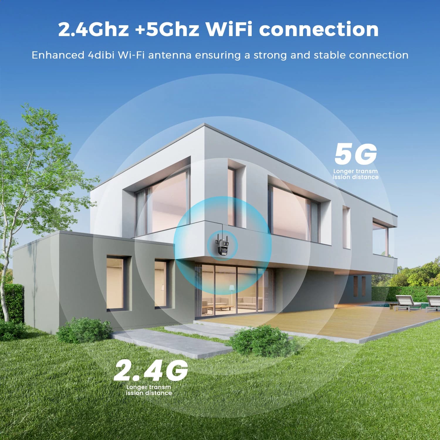 Caméra wifi extérieure BESDER 15MP PTZ double écran zoom 10X détection humaine surveillance IP sécurité O-Kam Pro