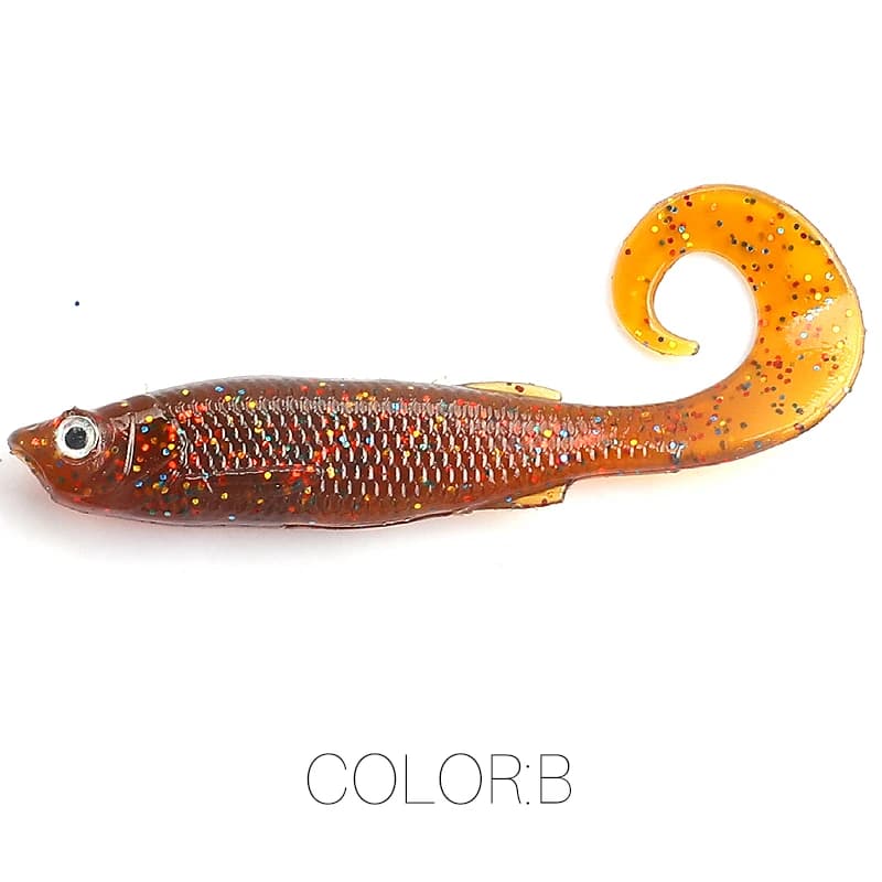 Leurre souple Supercontinent Swimbait Shad 5cm 6.5cm 2023 - Appât T Tail avec yeux 3D pour brochet sandre