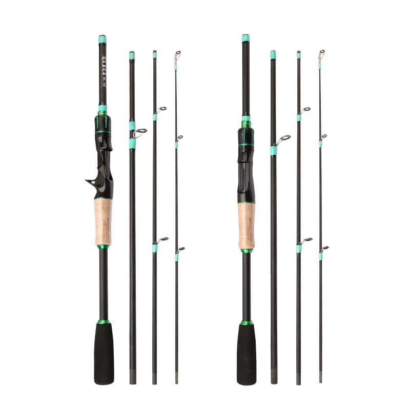 Canne à pêche ultralégère 18m pour truite et jigging - Modèle casting spinning ML tip 4/5 sections
