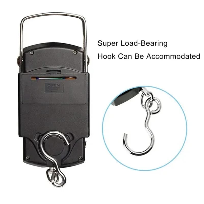 Mini balance numérique poche pêche LCD - Pèse-poisson et bagages portable Gorelax pour voyage