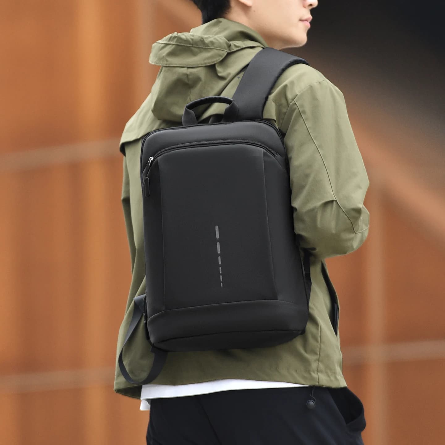 Sac à dos homme étanche ultra-léger - Pour ordinateur 15,6 pouces, design stylé et fonctionnel