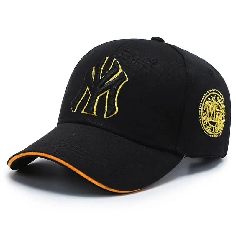 Casquette baseball unisexe brodée lettre - Hip-hop ajustable printemps automne pêche extérieure