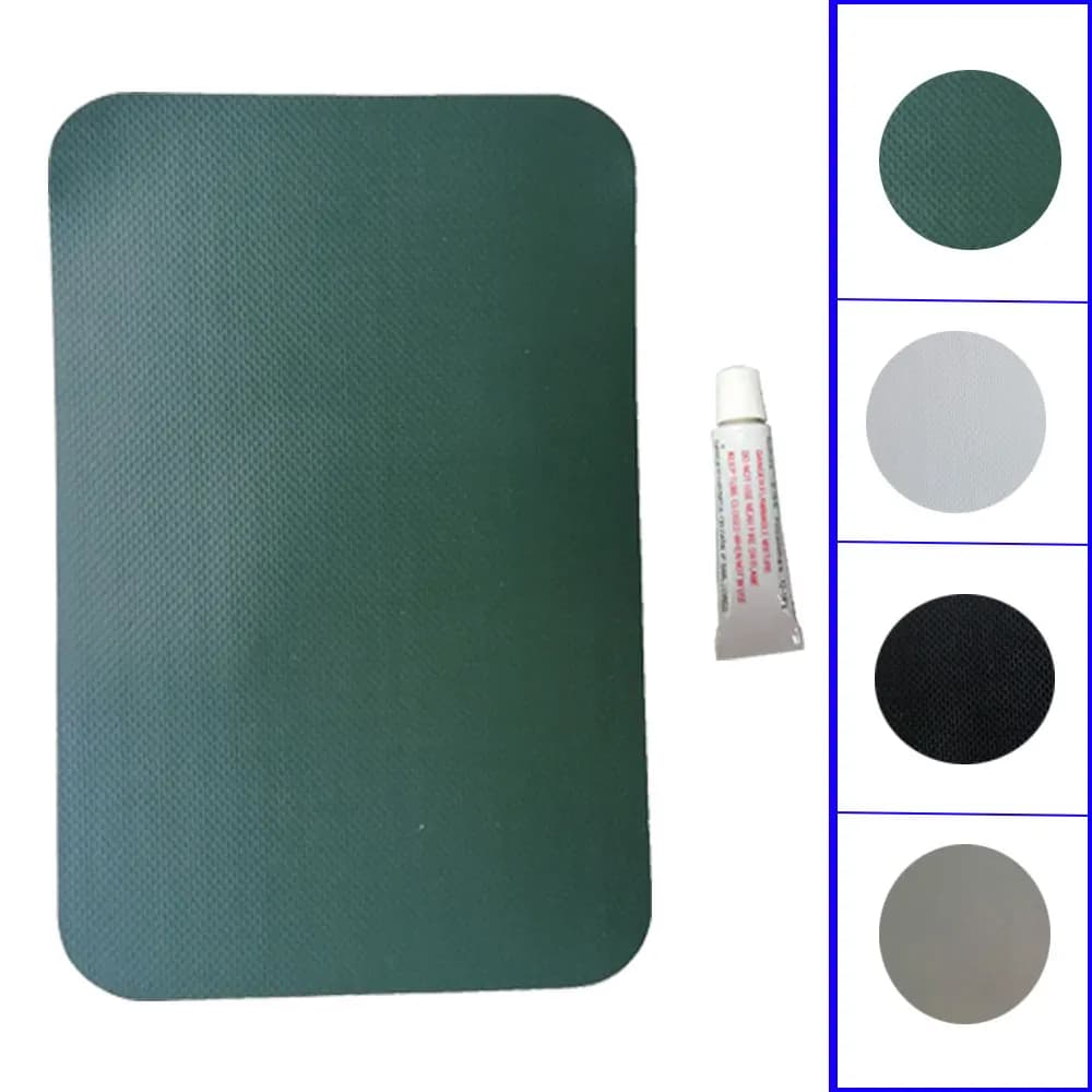 Kit de réparation PVC pour bateau gonflable - Patch étanche avec colle pour kayak et dériveur