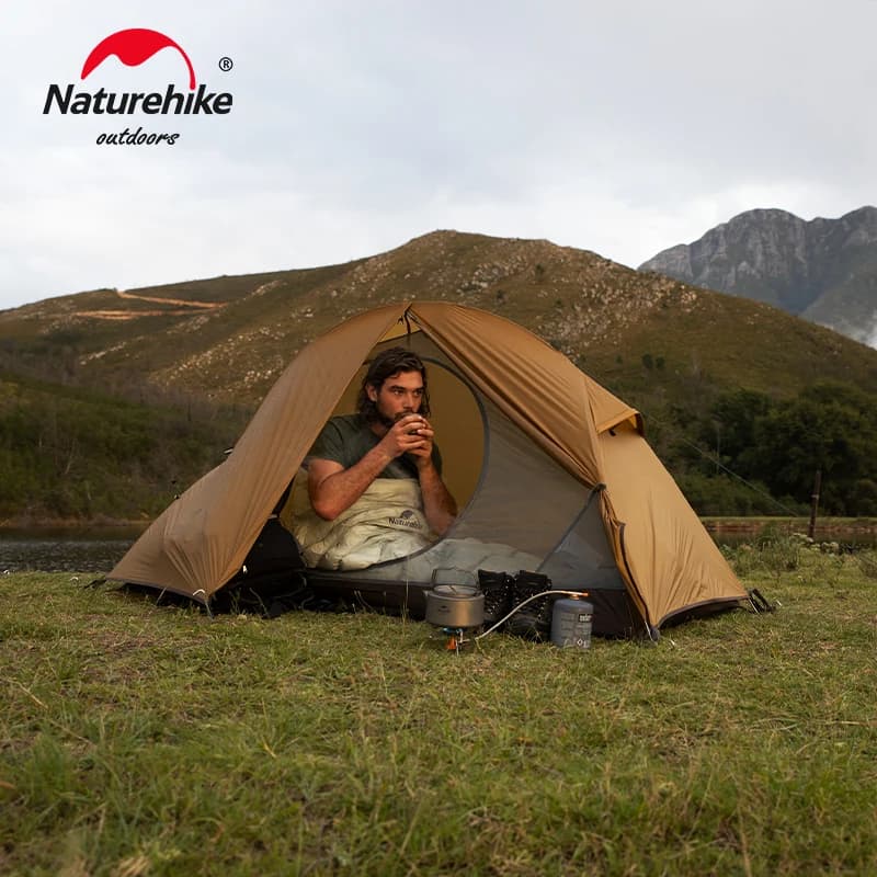 Tente de pêche 1 personne ultralégère Naturehike pour pêche plage et randonnée camping