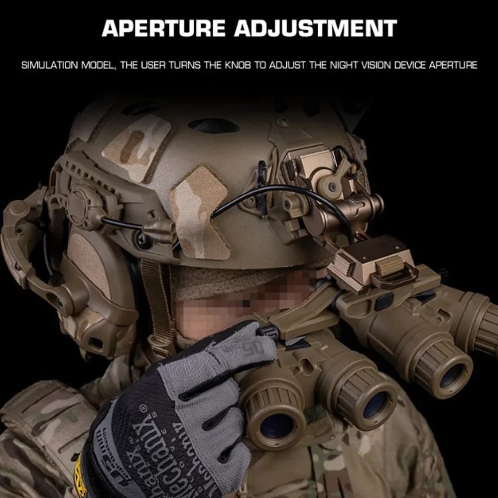 Jumelles vision nocturne tactiques GPNVG 18 modèle factice - Cosplay airsoft décoration pêche