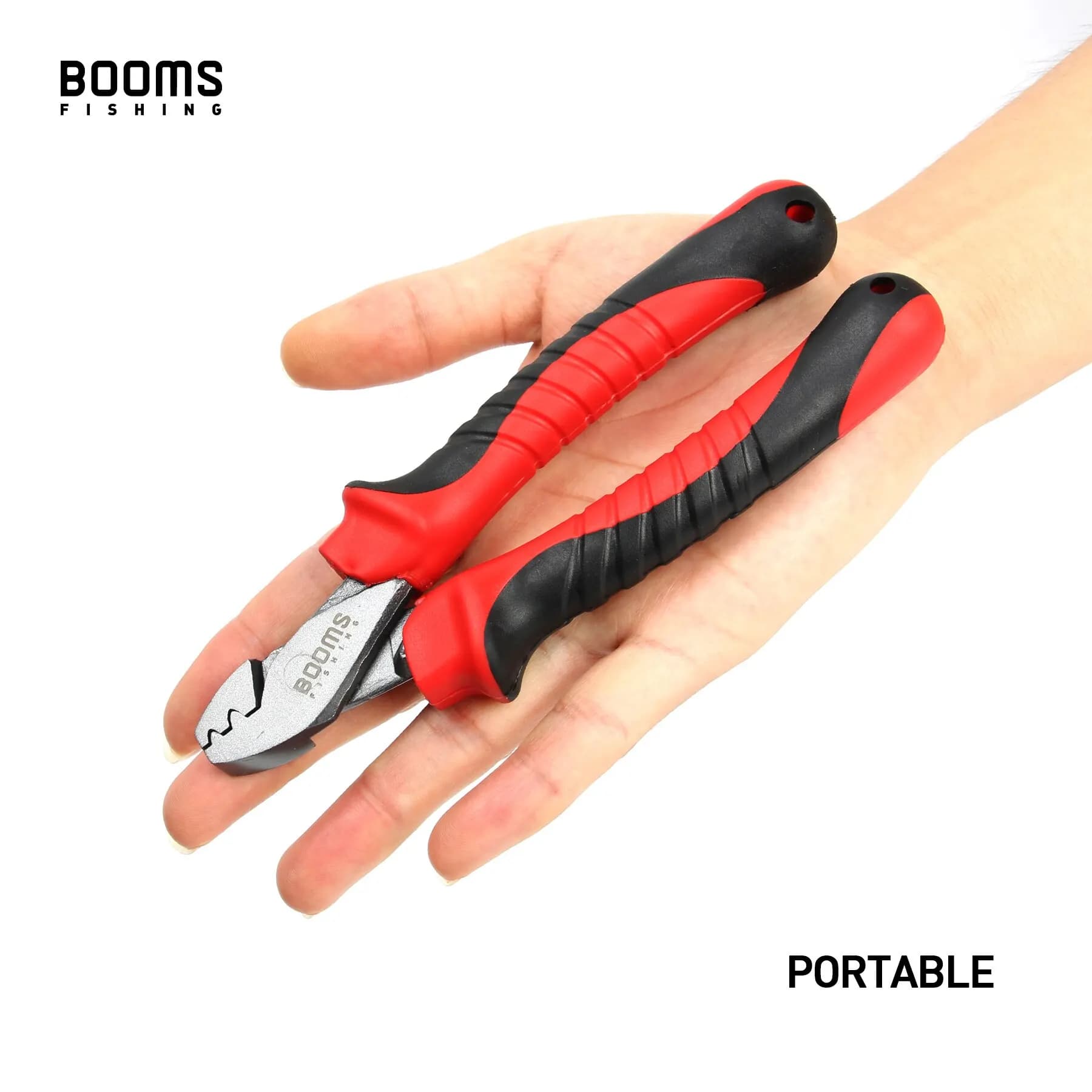 Pince à sertir Booms Fishing CP2 pour outils de pêche avec poignée antidérapante portable