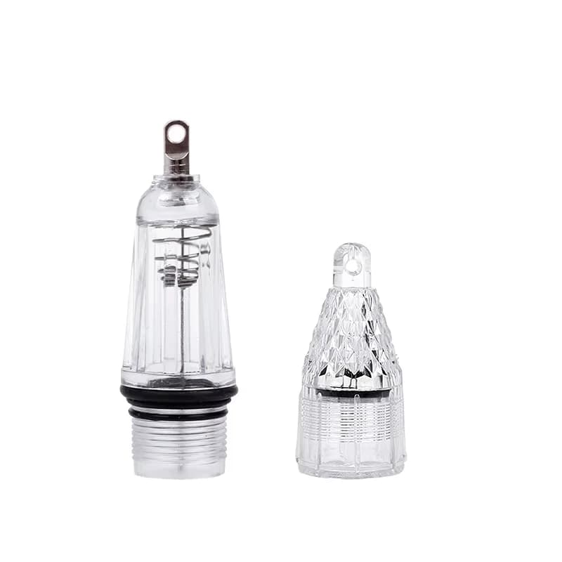 Kit lampe LED pêche nocturne sans pile - Appât lumineux bateau pour mer et casiers crevettes