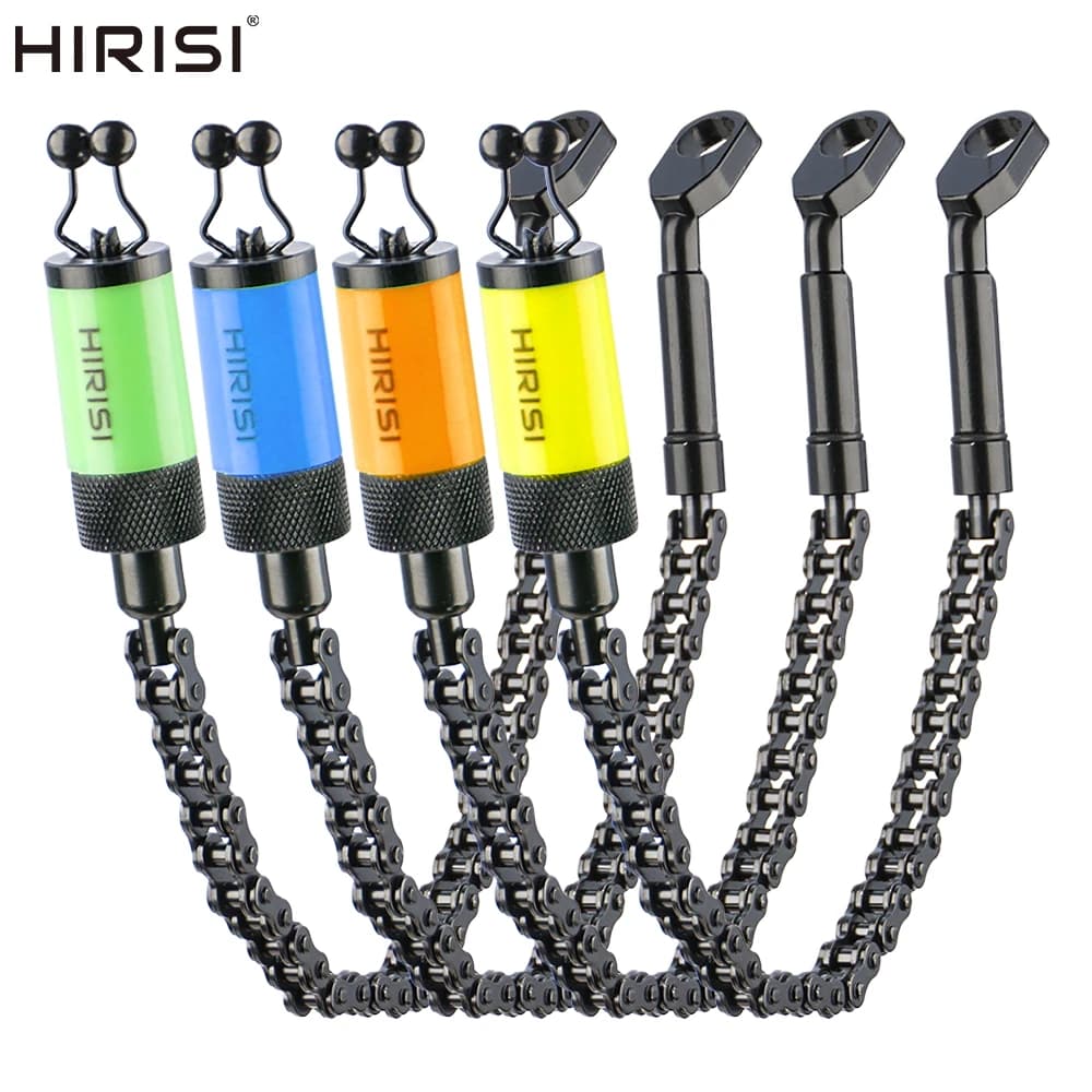 Set de swingers Hirisi B2004 pour alarmes de pêche à la carpe - Indicateurs de touches en boîte