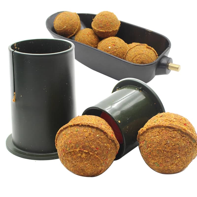 Outil fabrication bouillettes carpe 1pc moule à boules 40mm pour amorce et appâts maison