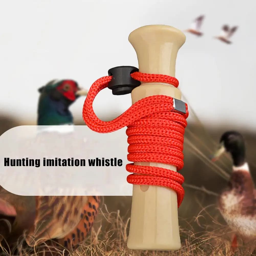 Lanière décrochement canard chasse pêche corde sifflet appel outil aventure camping extérieur durable