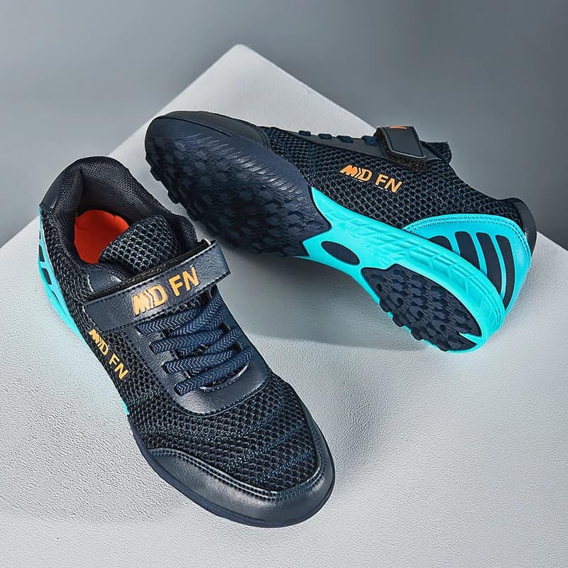 Chaussures de football junior 29-39 : Sneakers confortables pour entraînement indoor et outdoor