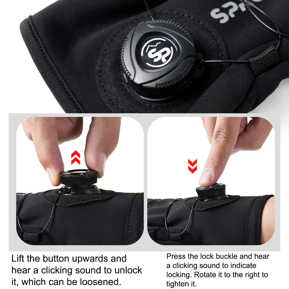 Nouveaux gants d'hiver unisexes coupe-vent écran tactile pêche running ski vélo