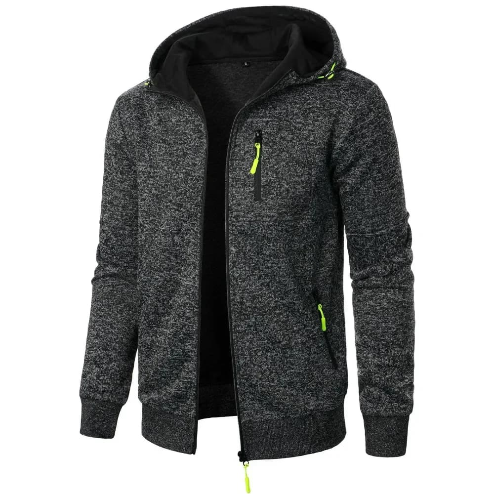 Sweatshirt pêche homme capuche - Vêtement technique confortable pour pêche sportive automne
