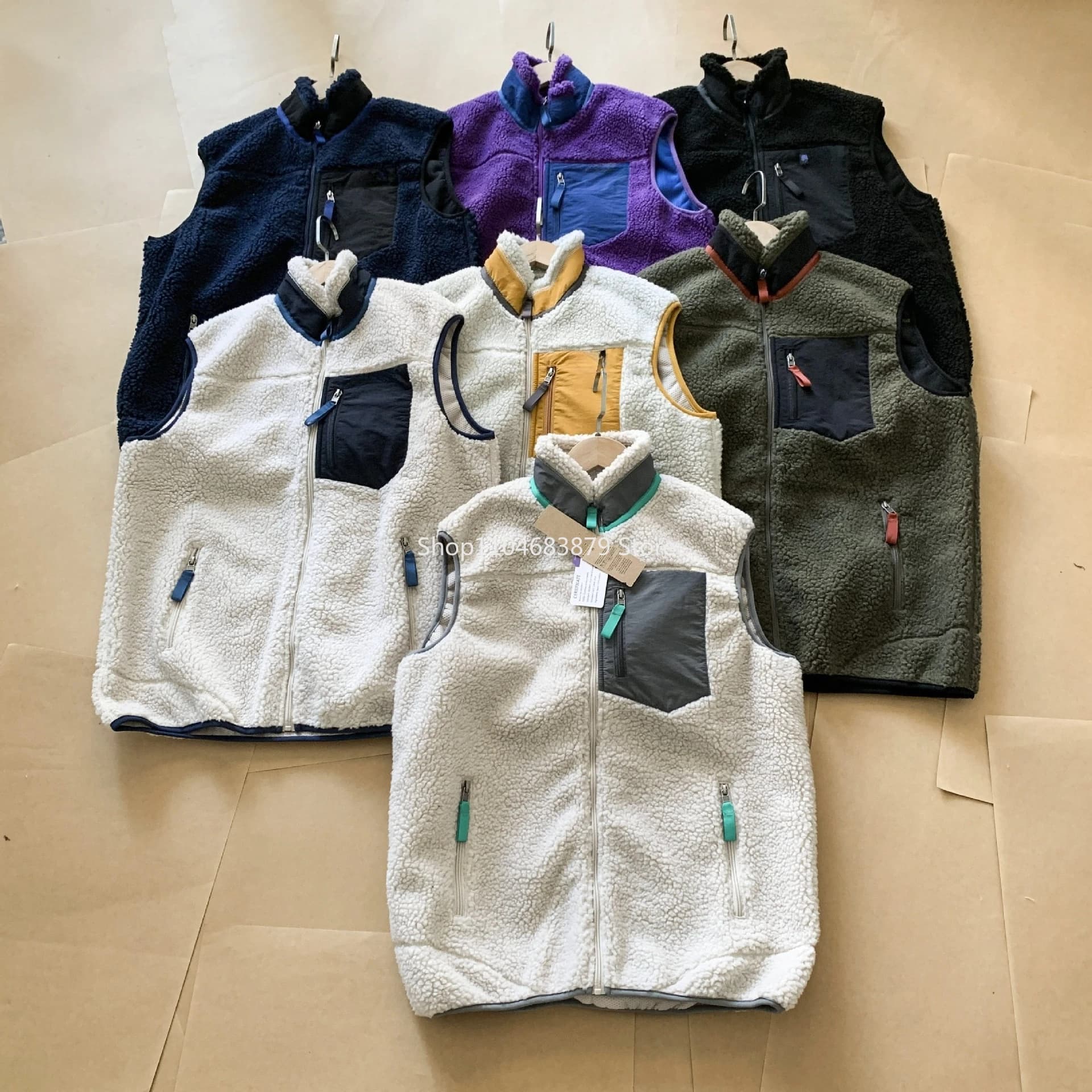 Gilet velours côtelé tendance pour pêche automne-hiver - Veste légère chaude origine chinoise homme