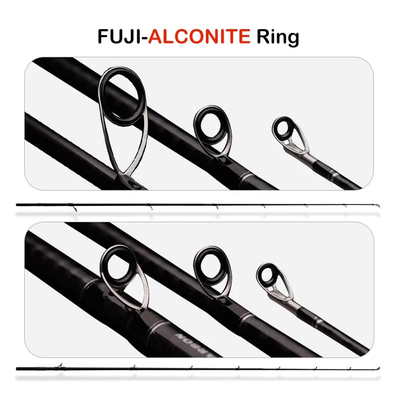 Canne spinning PURELURE Amaro Pro pour bar - Carbone haut module, lancers longs, accessoires Fuji