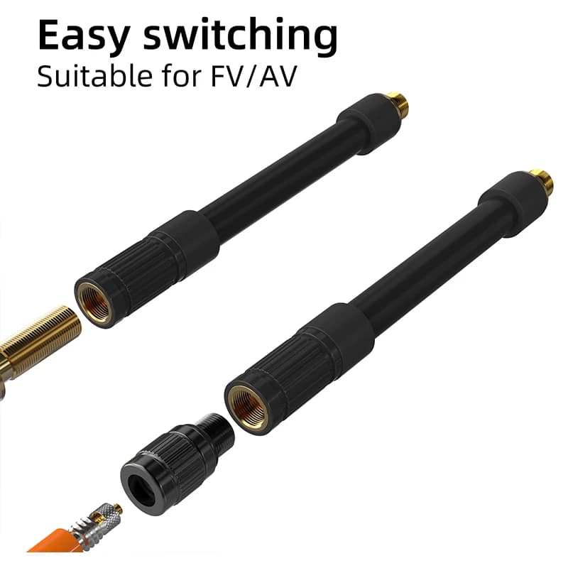Tube extension 8mm pour pompe à vélo - Accessoire indispensable pour pêcheurs cyclistes