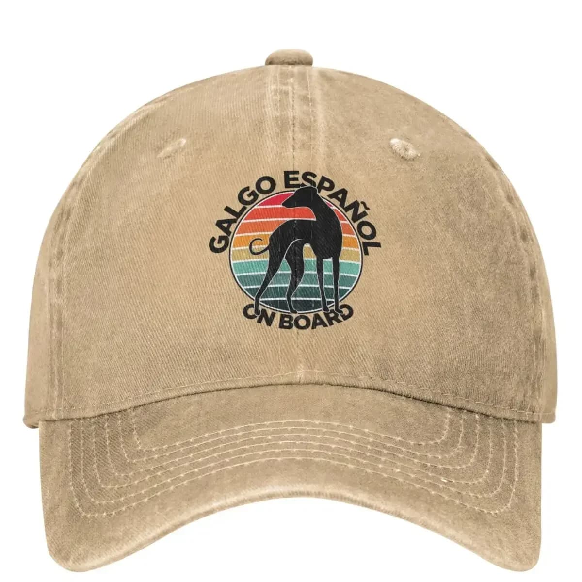 Casquette baseball Galgo chien pour pêche camping personnalisable