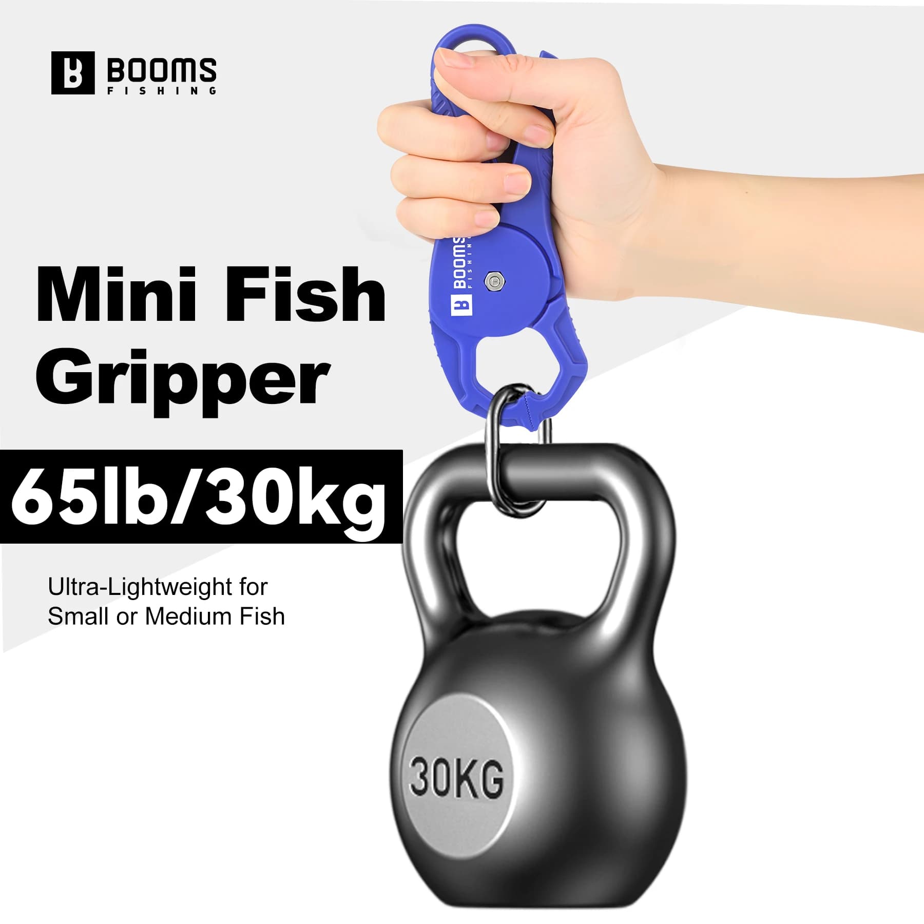Booms Fishing Portable Fishing Gripper Lip Grip Digital Electronic Scale Fish Co