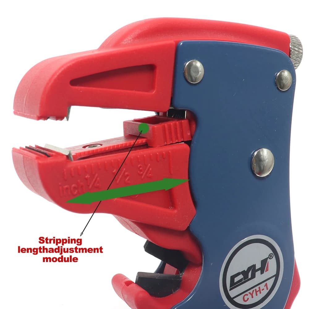 Pince à dénuder automatique pour pêche - Dénudeur fil électrique réglable 0.2-6mm pour équipement pêche