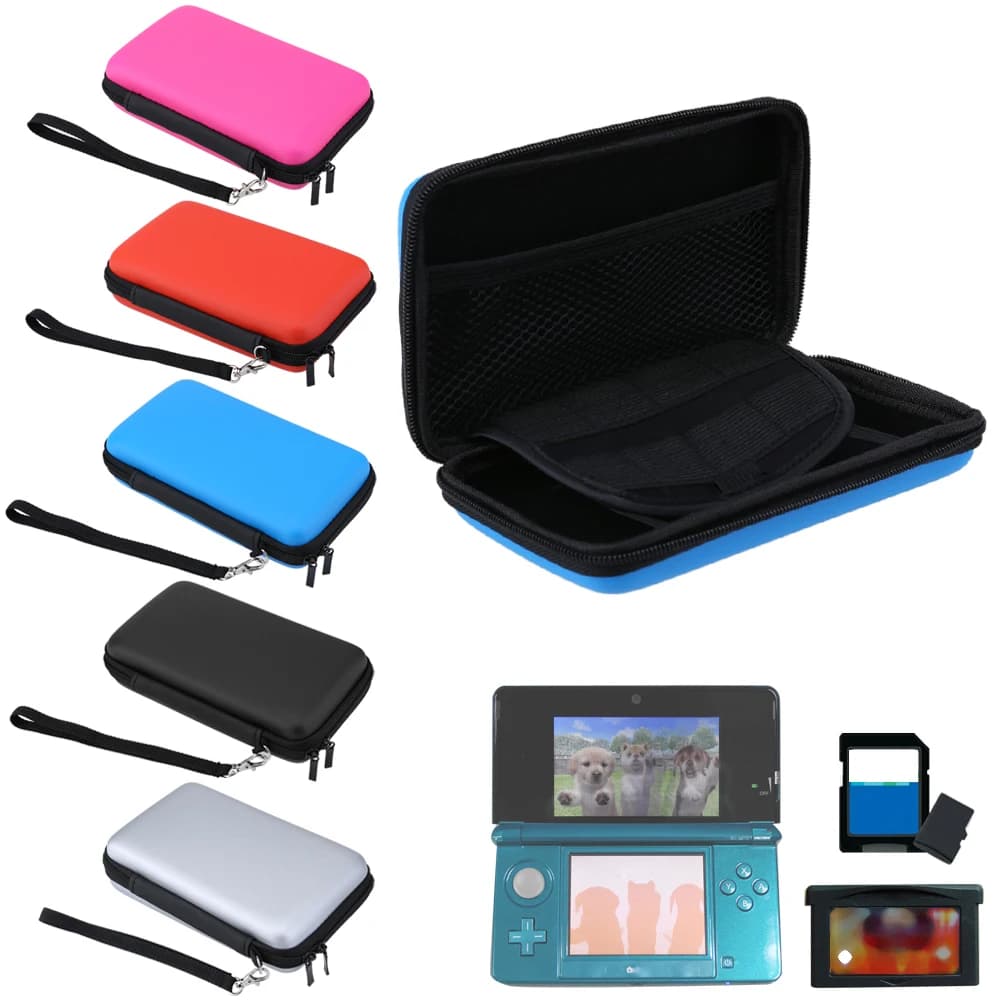 Étui de protection rigide portable pour Nintendo 3DS New 3DS NDSI NDSL New 2DS XL transport