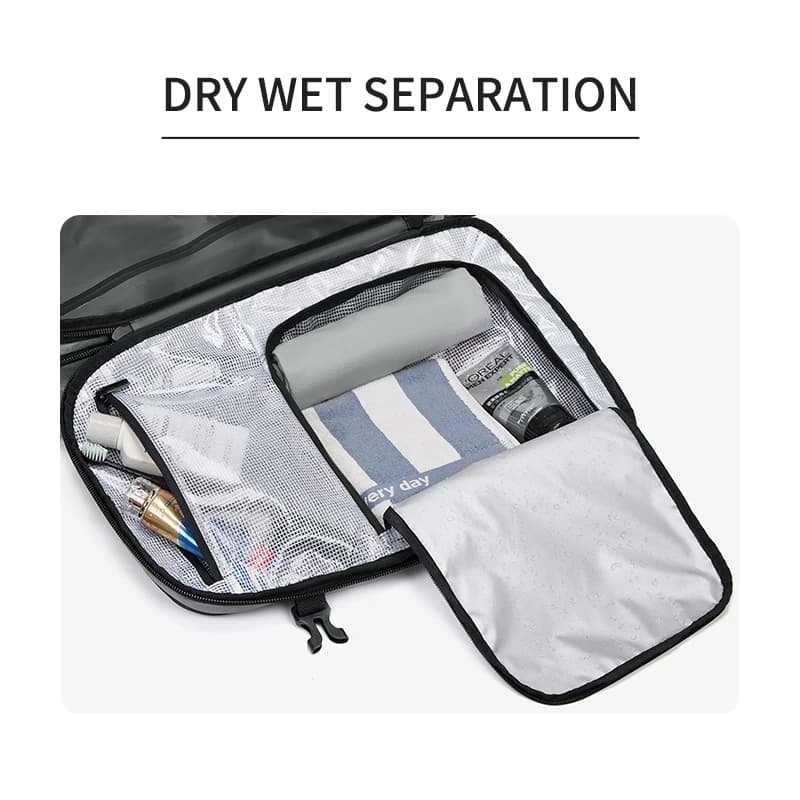 Sac à dos voyage homme compression 17 pouces pêche - Sac professionnel grande capacité étanche ordinateur