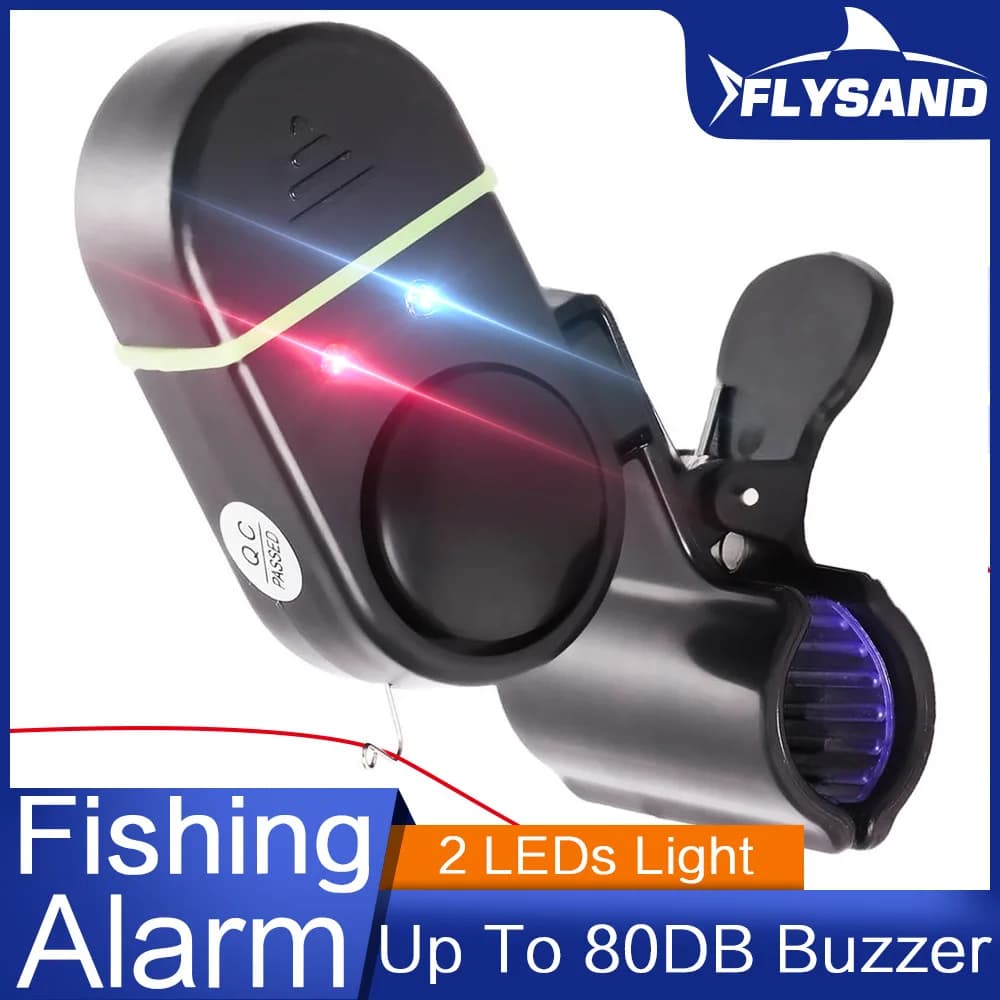 Alarme de touche FLYSAND avec LED - Détecteur de touches lumineux et sonore pour canne