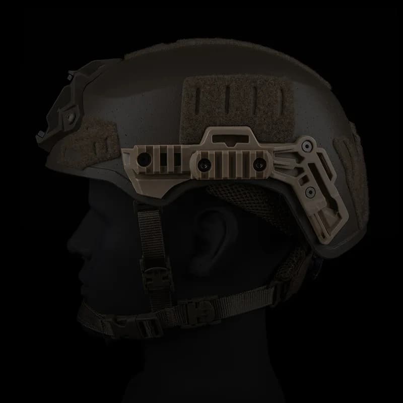 Rails latéraux Wendy 3.0 pour casque - Support modulaire pour accessoires de pêche et éclairage