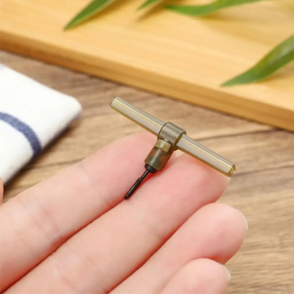 Manches anti-emmêlement avec side bends et swivel pour montage hélicoptère carpe - Accessoires pêche carpe
