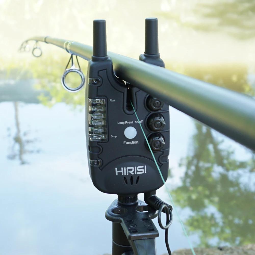 Alarme de touche pour pêche à la carpe Hirisi B150, volume et sensibilité réglables avec LED