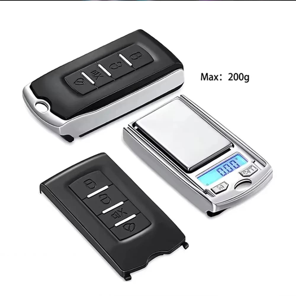 Balance numérique portable 200g/100g 0.01g précision pêche forme clé voiture LCD