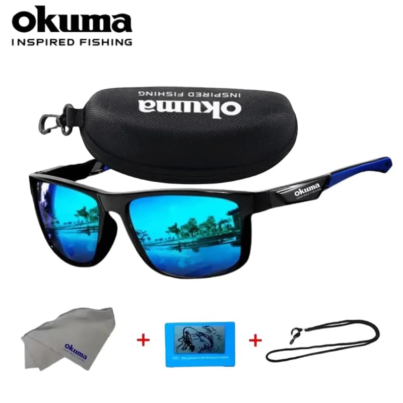 Lunettes de pêche polarisées Okuma Fashion UV400 - Anti-éblouissement pour pêche, conduite et cyclisme