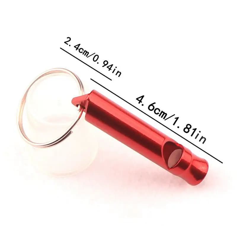 Lot 6 sifflets extra puissants aluminium pour camping chasse pêche sports urgences France