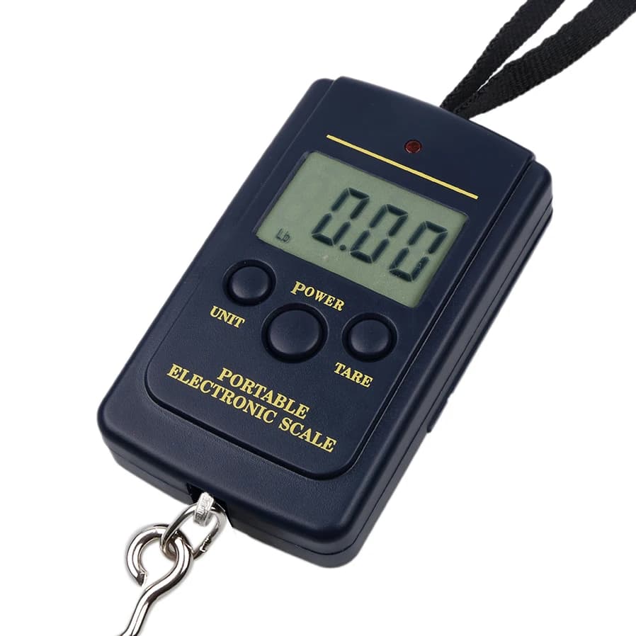 Balance multifonction 40kg/10g électronique portable - Pêche, bagages, poche avec crochet suspendu