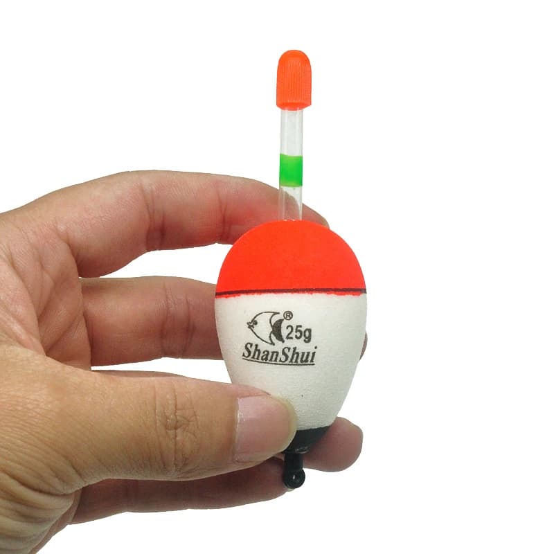 5 Flotteurs lumineux de pêche de nuit EVA 20g à 60g pour surf-casting et rocher, leurres fluorescents