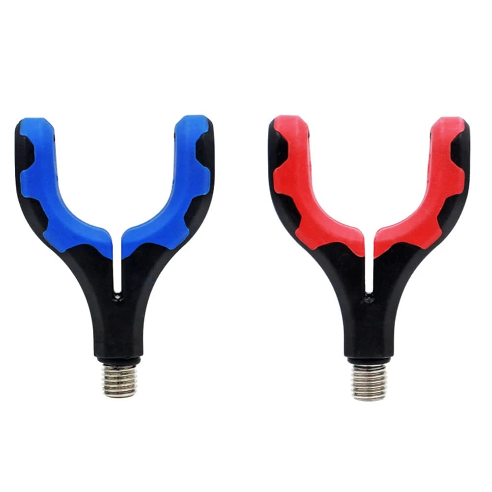 Support de canne à pêche pour carpe avec tête TPR et filetage 3/8 - Porte-canne pêche grossière repose-canne