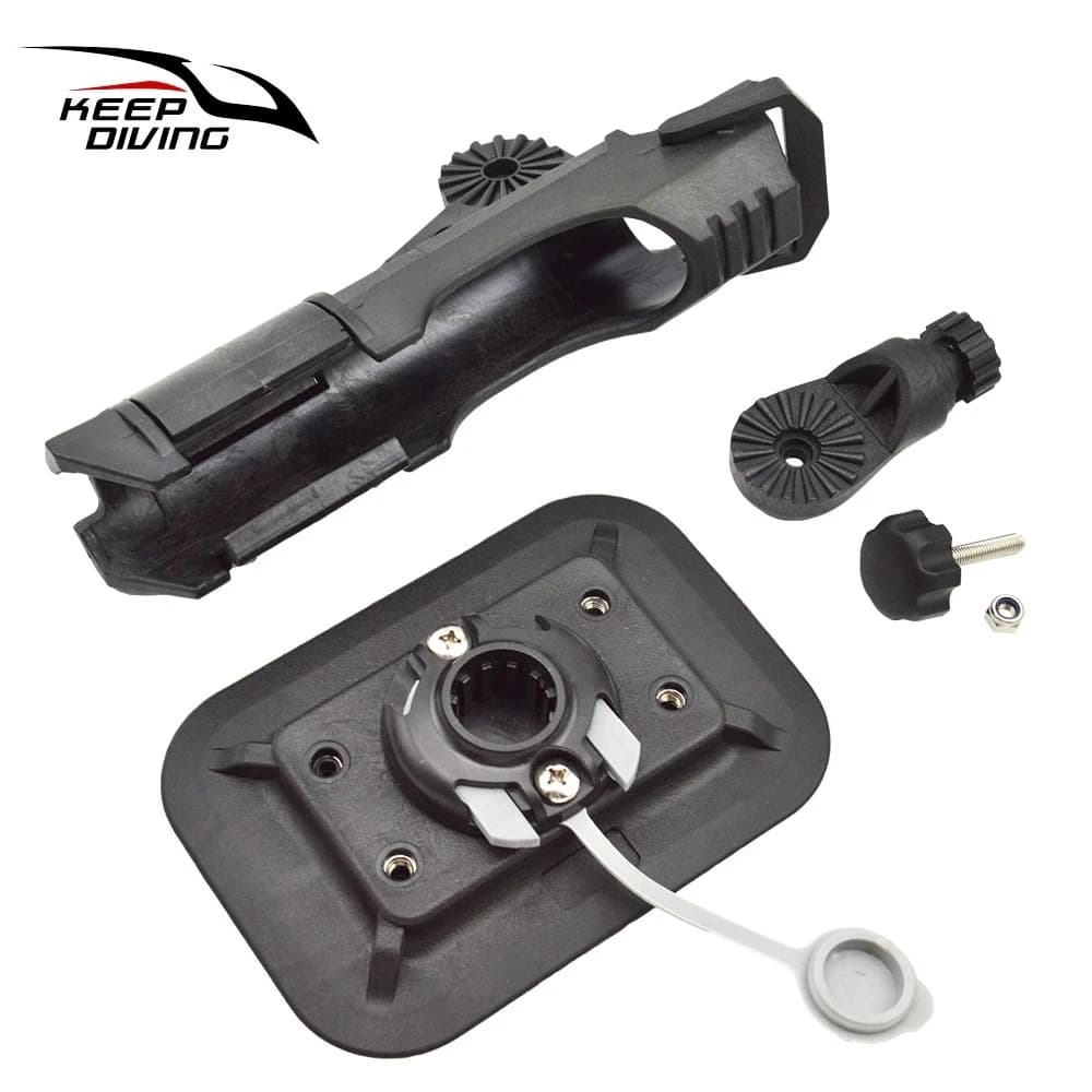 Support réglable pour canne à pêche sur bateau gonflable - Accessoire PVC kayak et SUP
