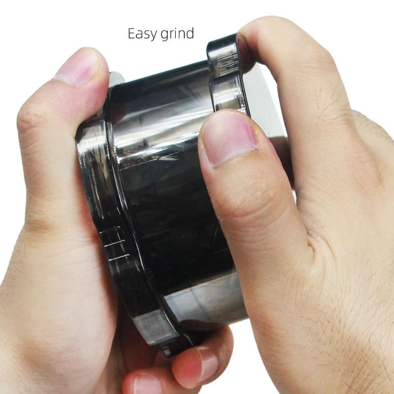 Broyeur à amorce pour carpe - Boîte en plastique fumé avec broyeur intégré pour bouillettes et appâts