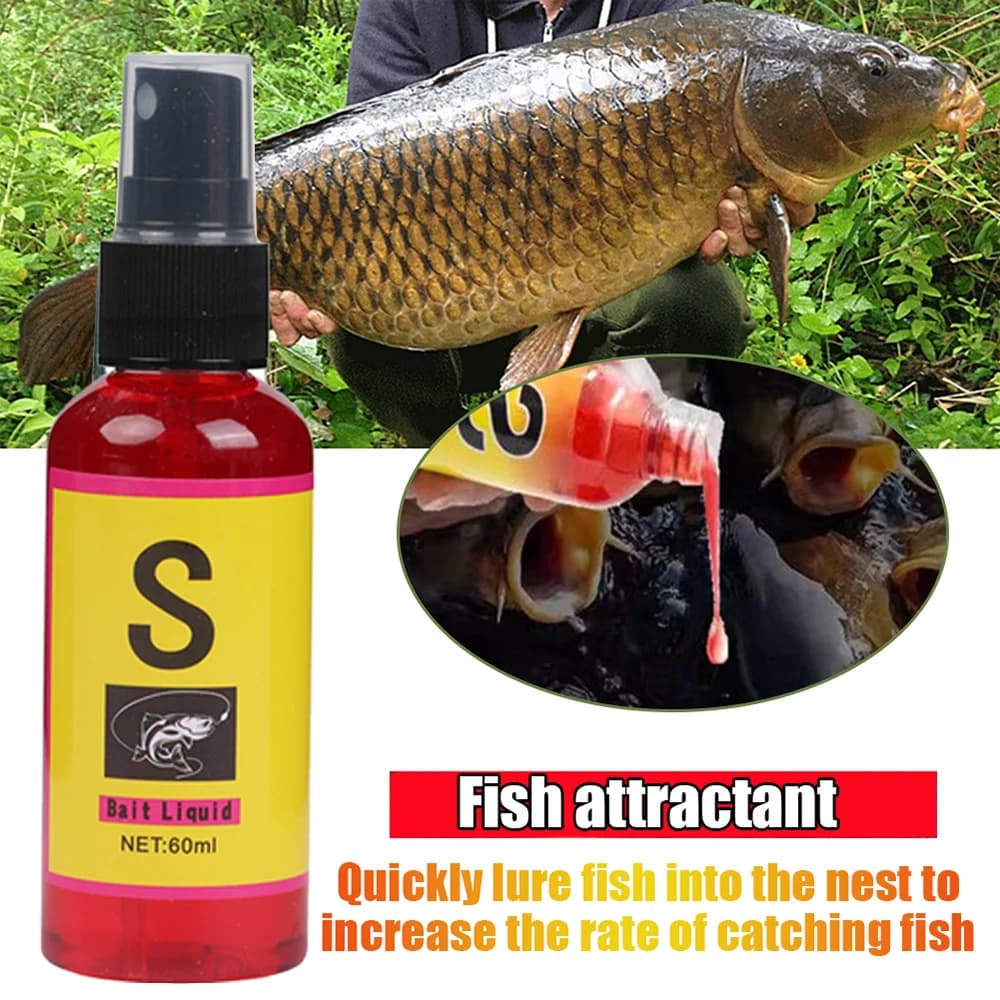 Appât liquide carpe et carassin crucian 60ml additif pour amorçage et pêche au coup