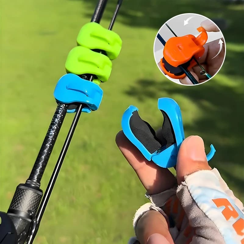 Lot pinces anti-dérapantes pour canne à pêche - Support multifonction organisation accessoires