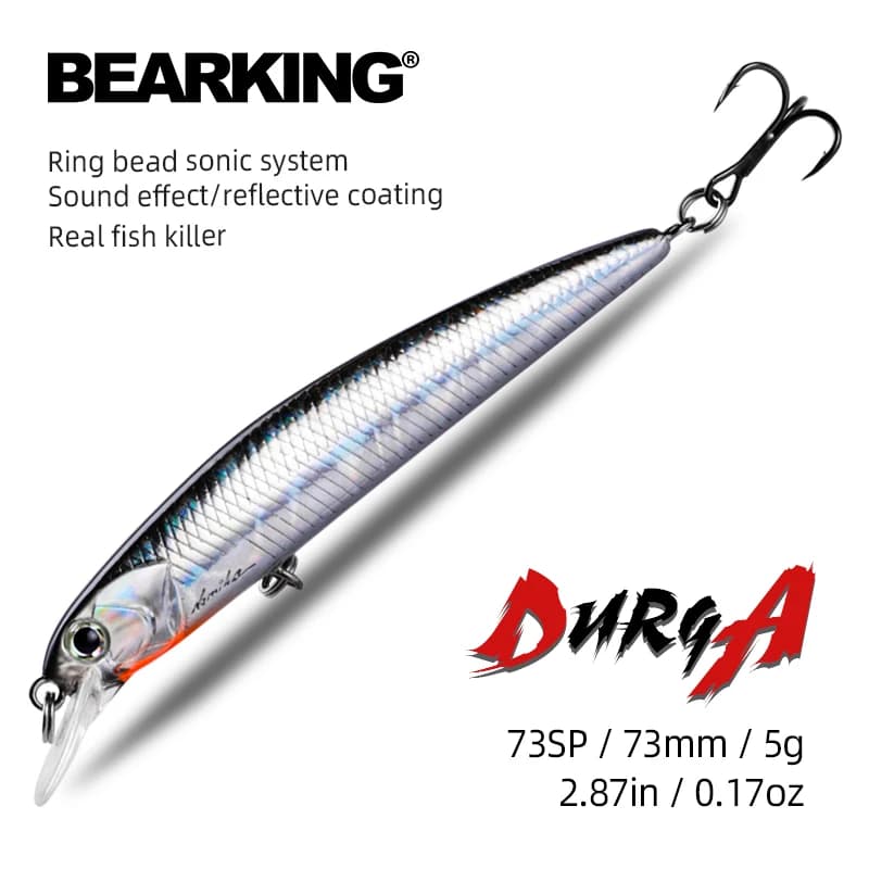 Leurre pêche leurre minnow 73mm 5g appât artificiel magnétique haute qualité pour carnassiers