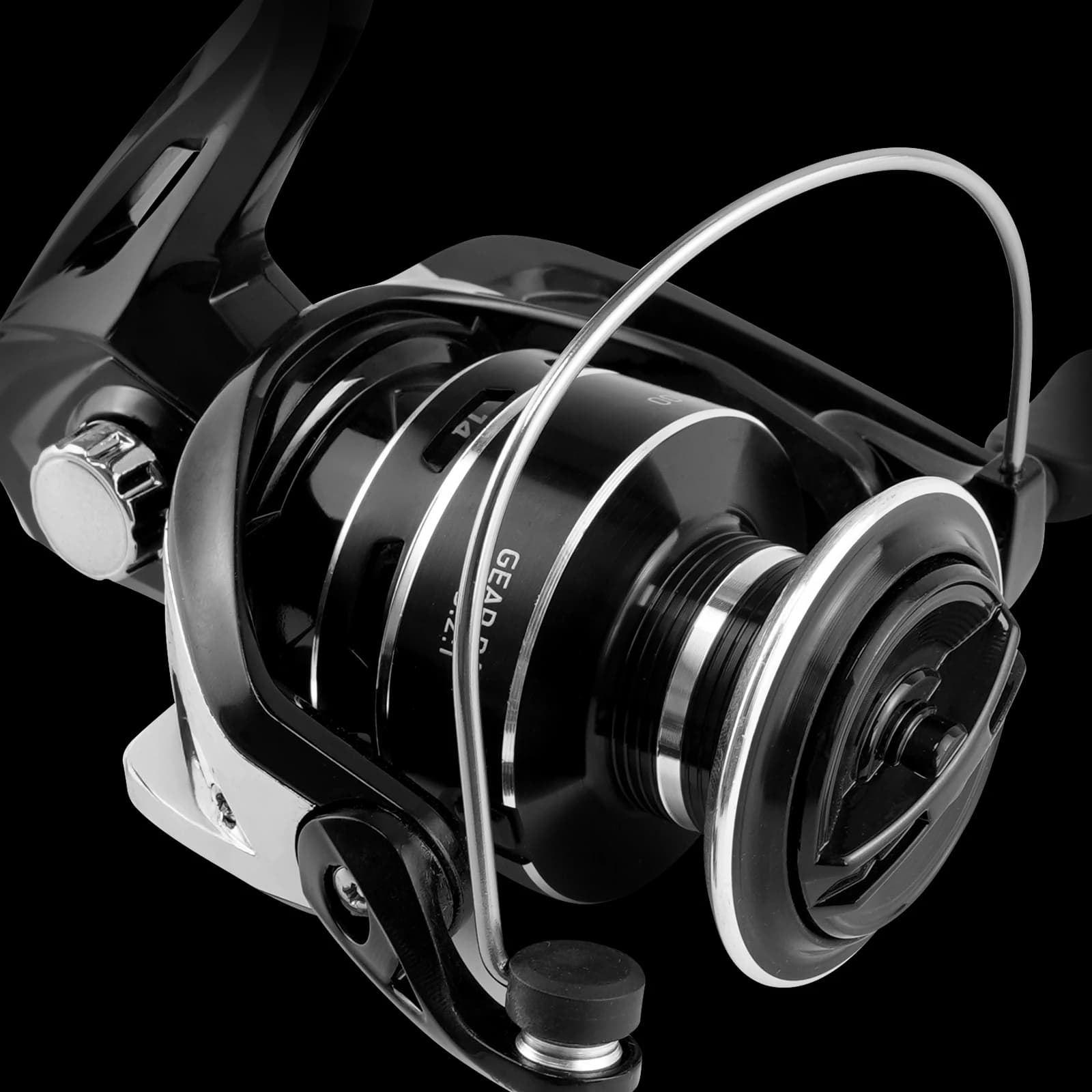 Moulinet spinning Rooblinos HY1000-7000 max drag 10kg bobine métal rocker pliant gauche droite pour pêche mer et rivière