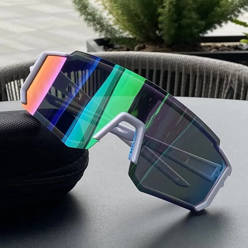 Lunettes de pêche montagne UV400 homme femme - Sport outdoor, ski, cyclisme avec protection anti-vent optimale