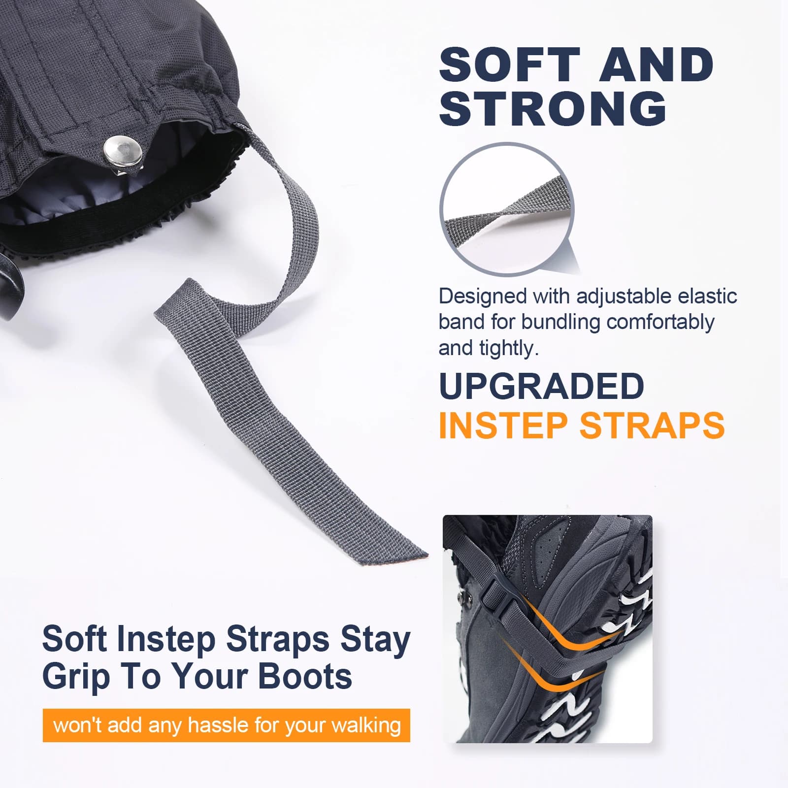 Guêtres Lixada imperméables randonnée ski alpinisme camping coupe-vent protection chaussures