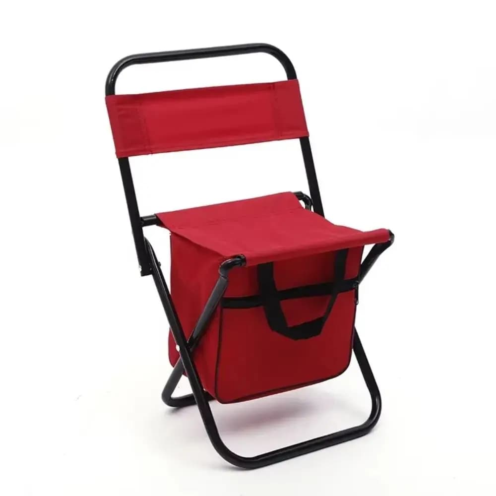 Chaise de camping pliante résistante à forte charge - Fauteuil de pêche robuste style sac bandoulière