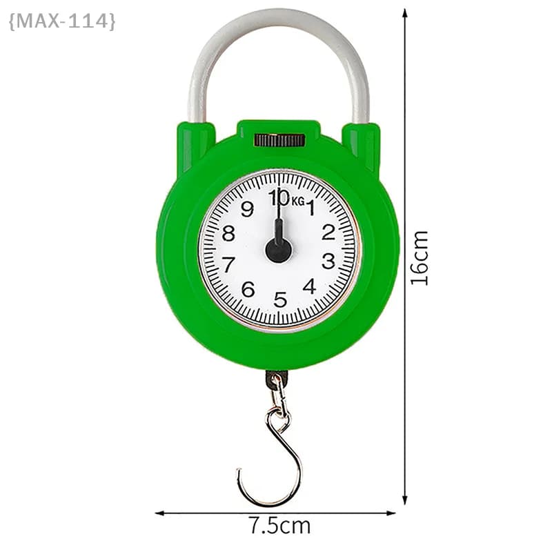 Balance mécanique suspendue portable MAX-114 10kg haute précision - Pêche cuisine bagages ressort numérique
