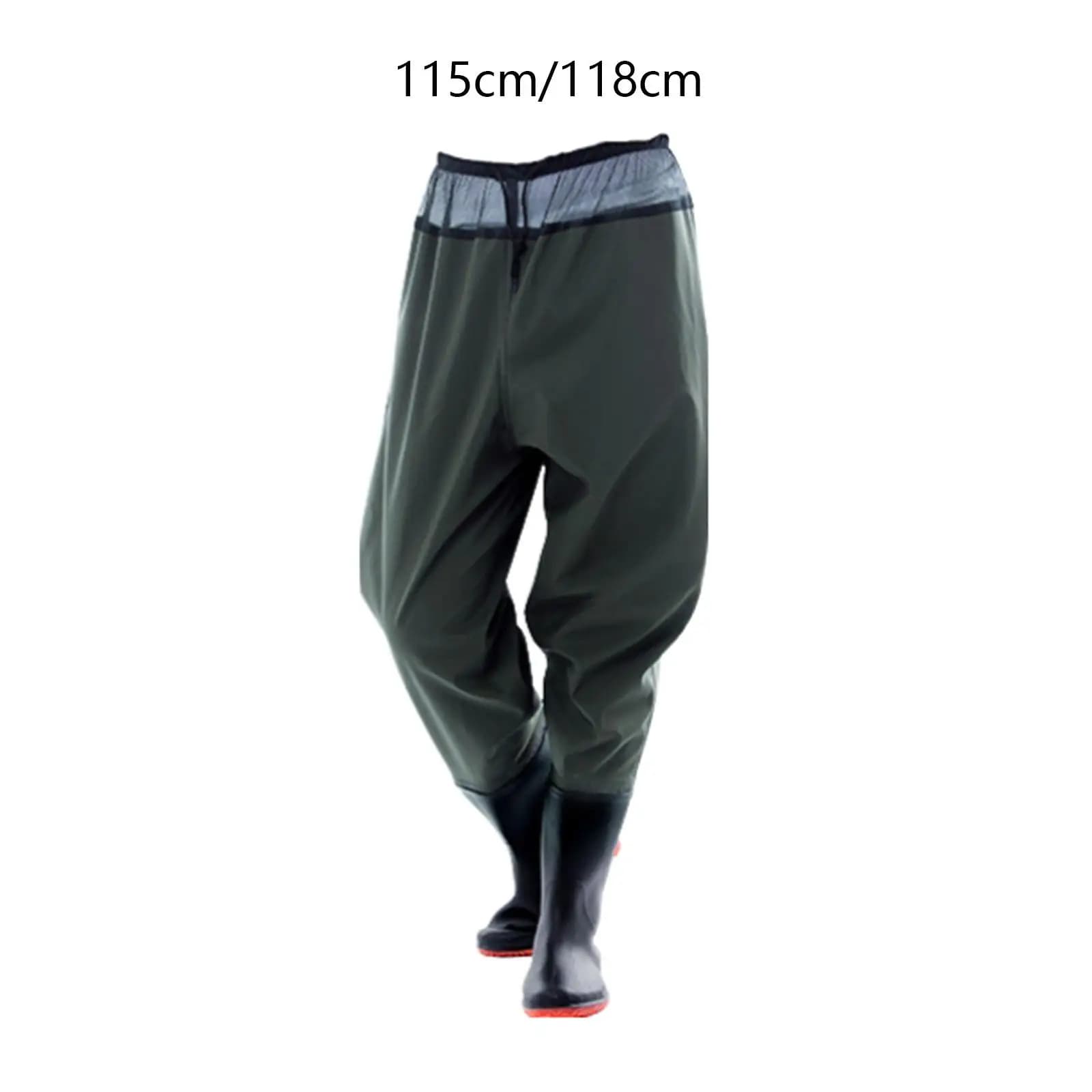 Pantalon de pêche cuissardes PVC imperméable antidérapant pour wading et fly fishing